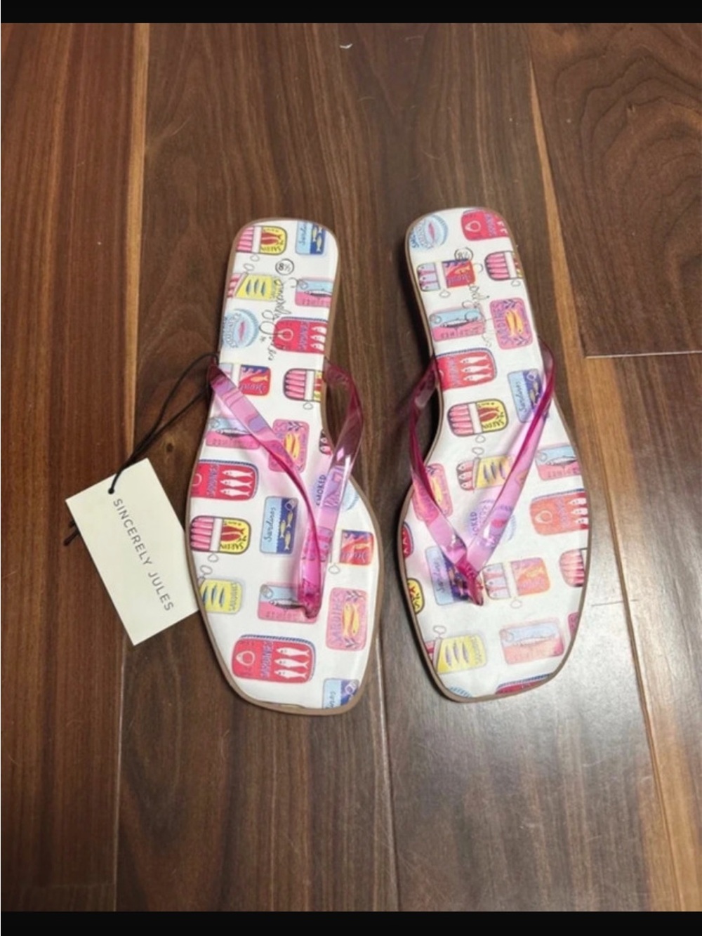 NWT ~ SINCERELY JULES SARDINES SANDALS sz 8.5 - Picture 2 of 6